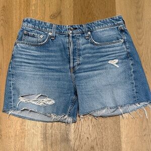 Rag & Bone Size 28 Light Blue Jean Shorts